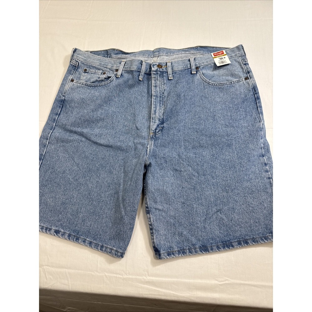 SHORT JEANS RELAXED Wrangler MENS 46 Denim Blue 6064MS 10" Inseam NWT